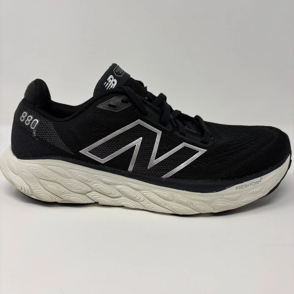 New Balance Fresh Foam X 880v14 Women 8.5 Black White Running Shoes (W880K14)